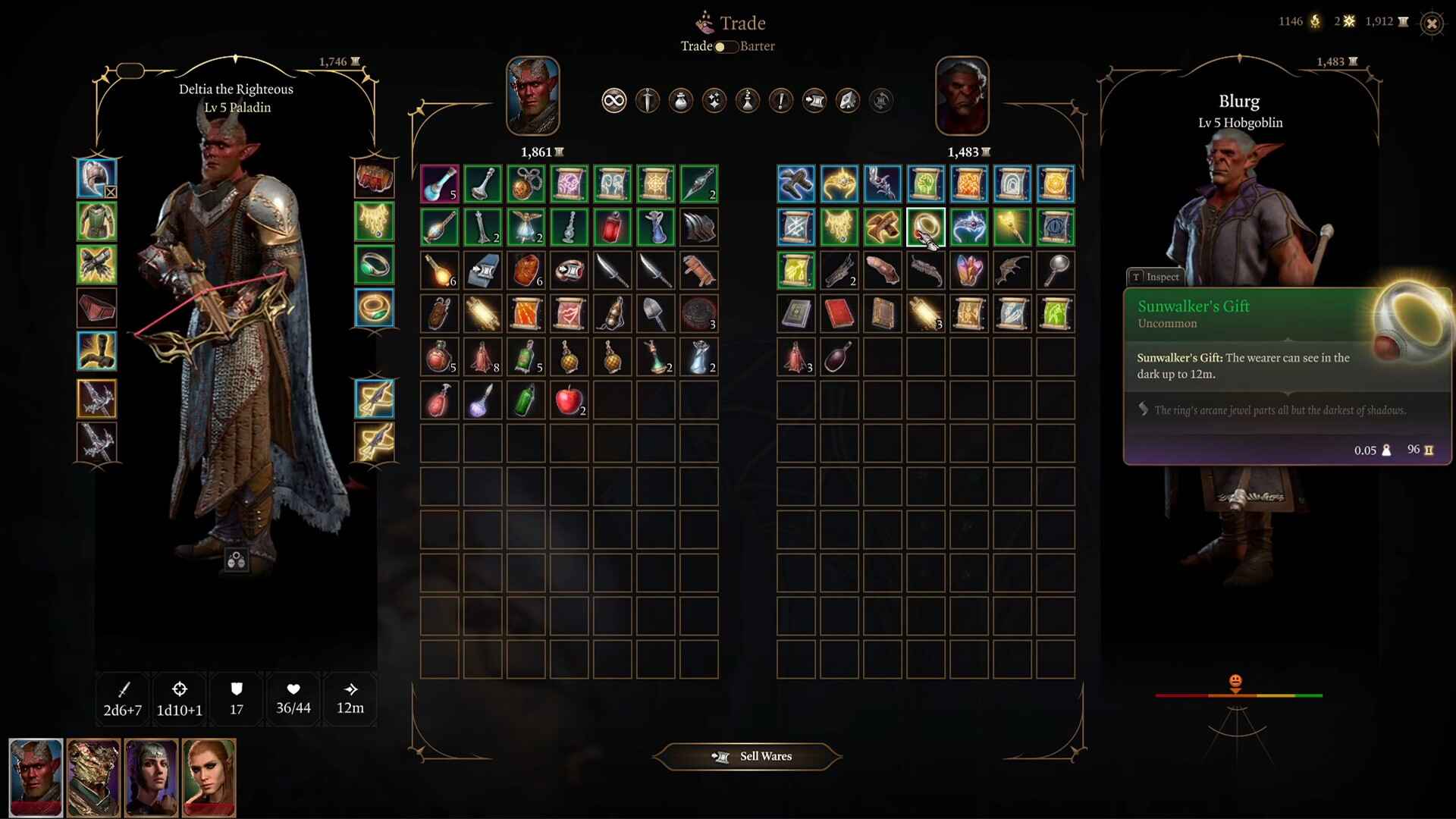 Come ottenere il regalo di Sunwalker in Baldur's Gate 3