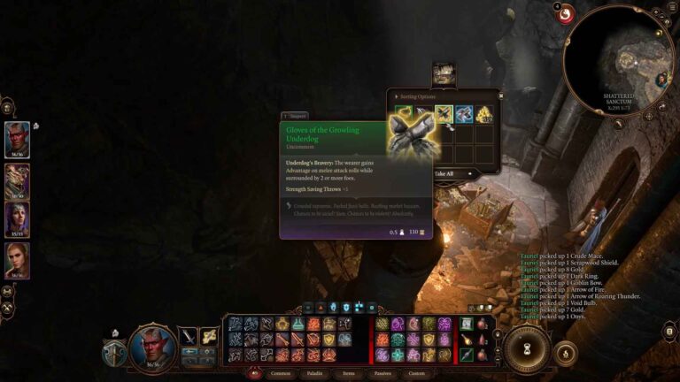 Come ottenere i guanti del perdente ringhiante in Baldur's Gate 3