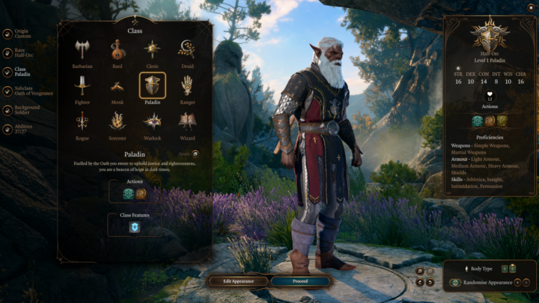Best Baldur’s Gate 3 Paladin Oathbreaker Build Guide