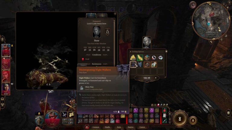 Come ottenere i camminatori notturni disintegranti in Baldur's Gate 3