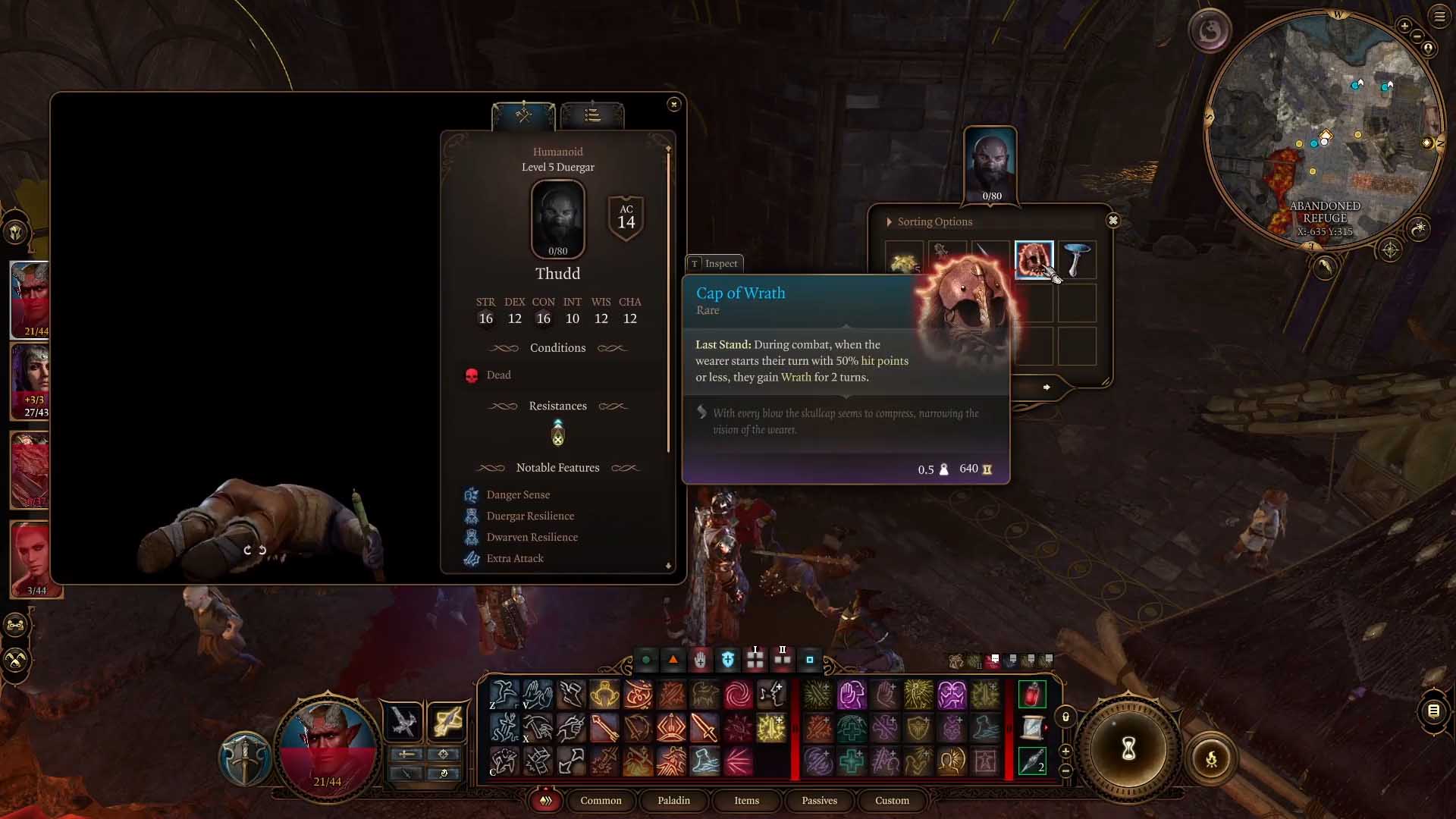 Come ottenere Cap of Wrath Baldur's Gate 3