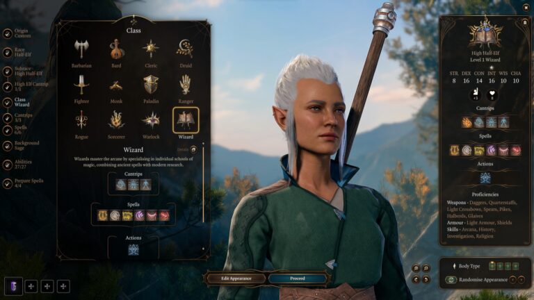 Best BG3 Multiclass Wizard Build