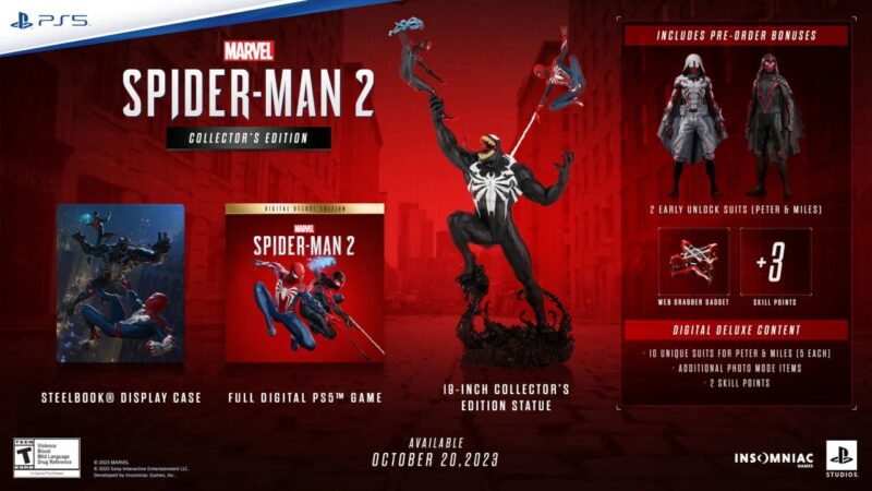 Edizione da collezione di Marvel's Spider Man 2