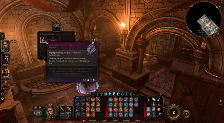 Come ottenere l'amuleto del devoto in Baldur's Gate 3