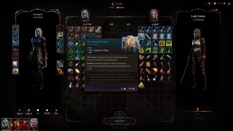 Come ottenere l'elegante stoffa in Baldur's Gate 3