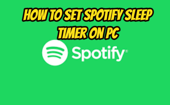 Spotify timer di spegnimento sul PC