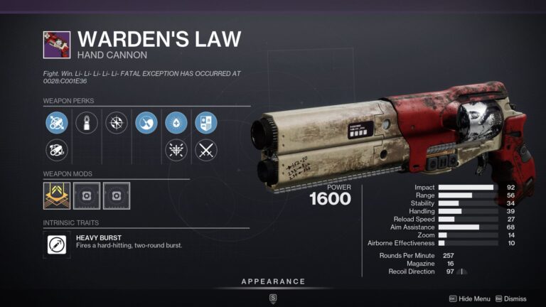 Destiny 2 Warden