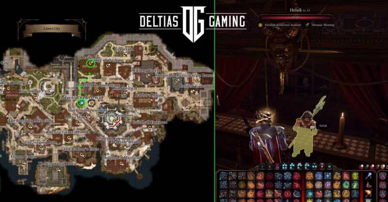 Baldur's Gate 3 Posizione della mappa Devil's Fee e Helsik
