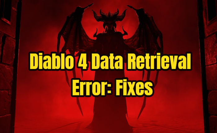 Diablo 4 Data Retrieval Error