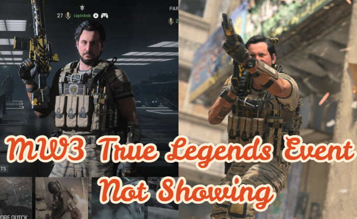 MW 3 True Legends event not showing