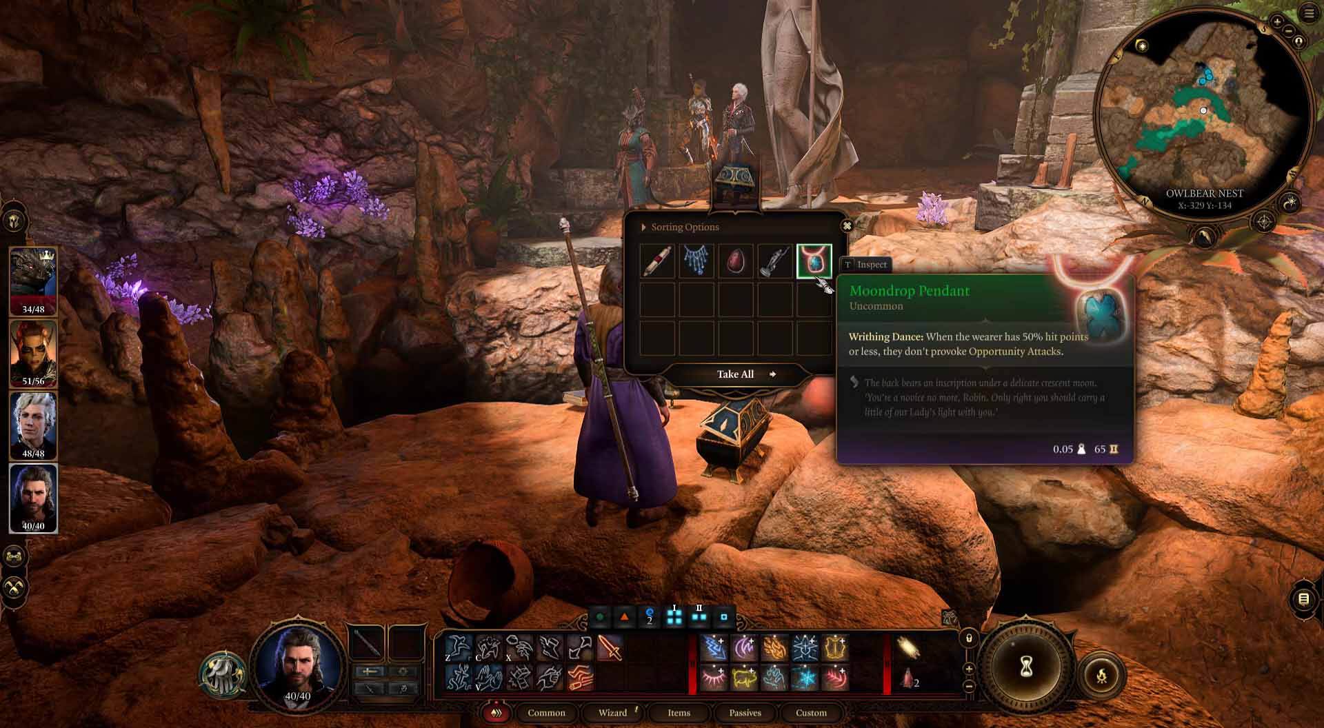 Come ottenere il pendente Moondrop in Baldur's Gate 3
