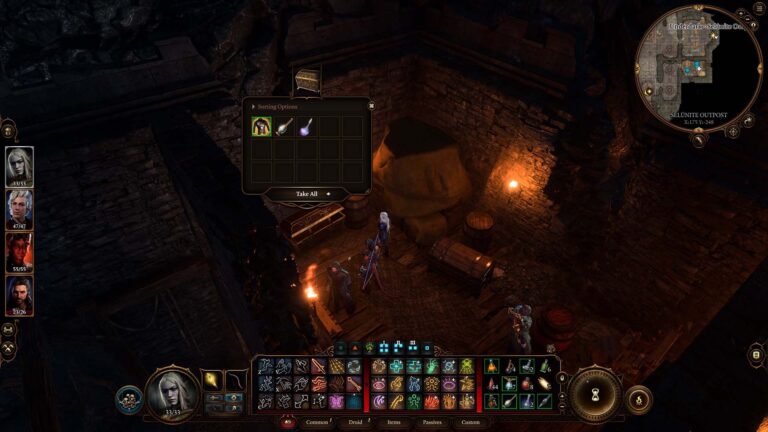 Luminous Armour in the chest in the Selunite Outpost - Baldur