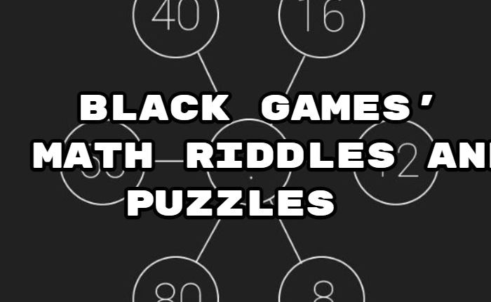 Indovinelli e puzzle matematici di Black Games