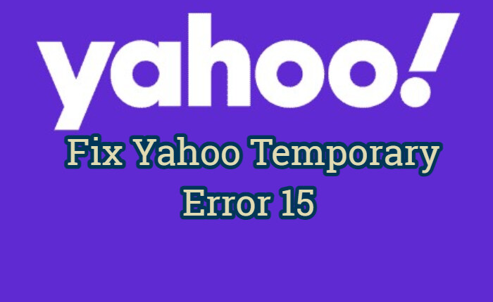 Yahoo Temporary Error 15