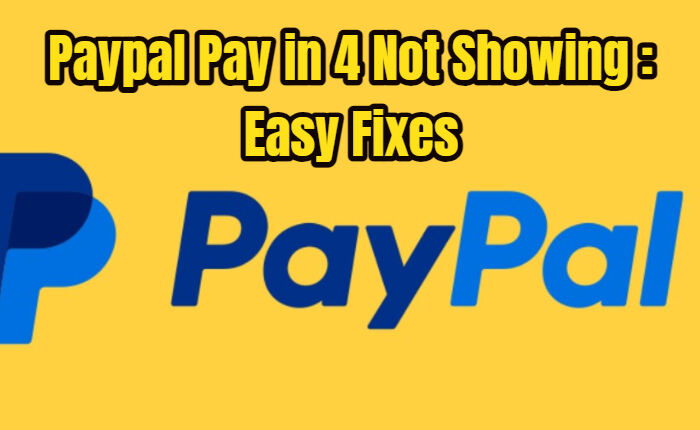 Soluzioni PayPal Pay in 4 non mostra errore