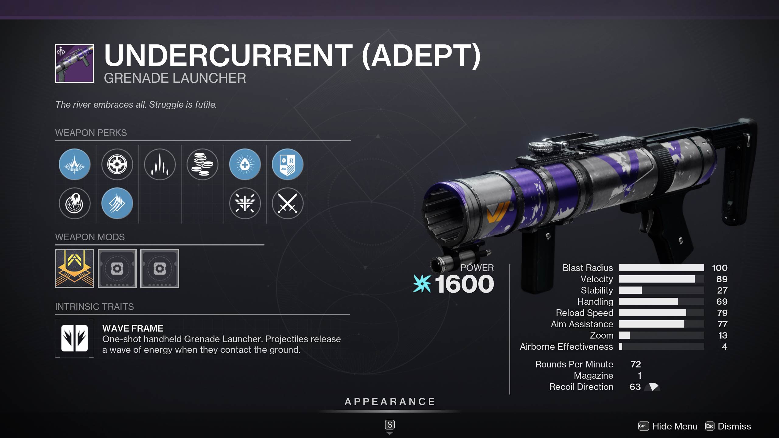 Destiny 2 Undercurrent PVE e PVP God Roll e come ottenerlo