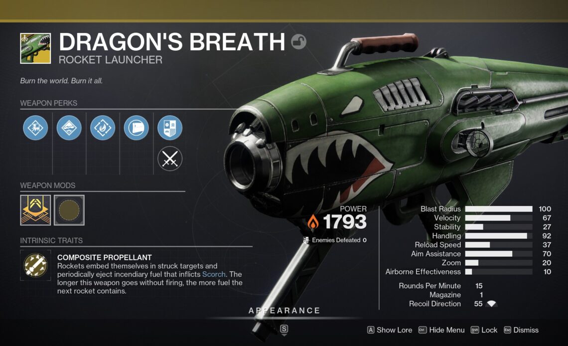 How to Get Dragon’s Breath Exotic Rocket Launcher and Catalyst - D2