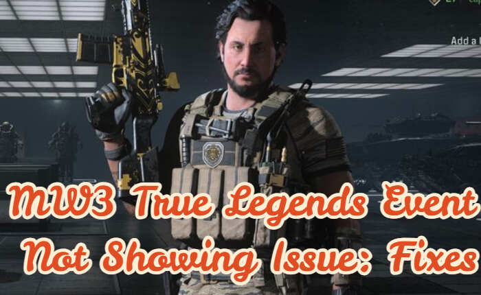 L'evento True Legends di MW 3 non viene visualizzato 