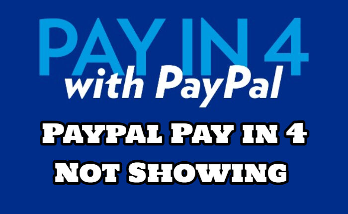   PayPal Paga in 4 non visualizzato  