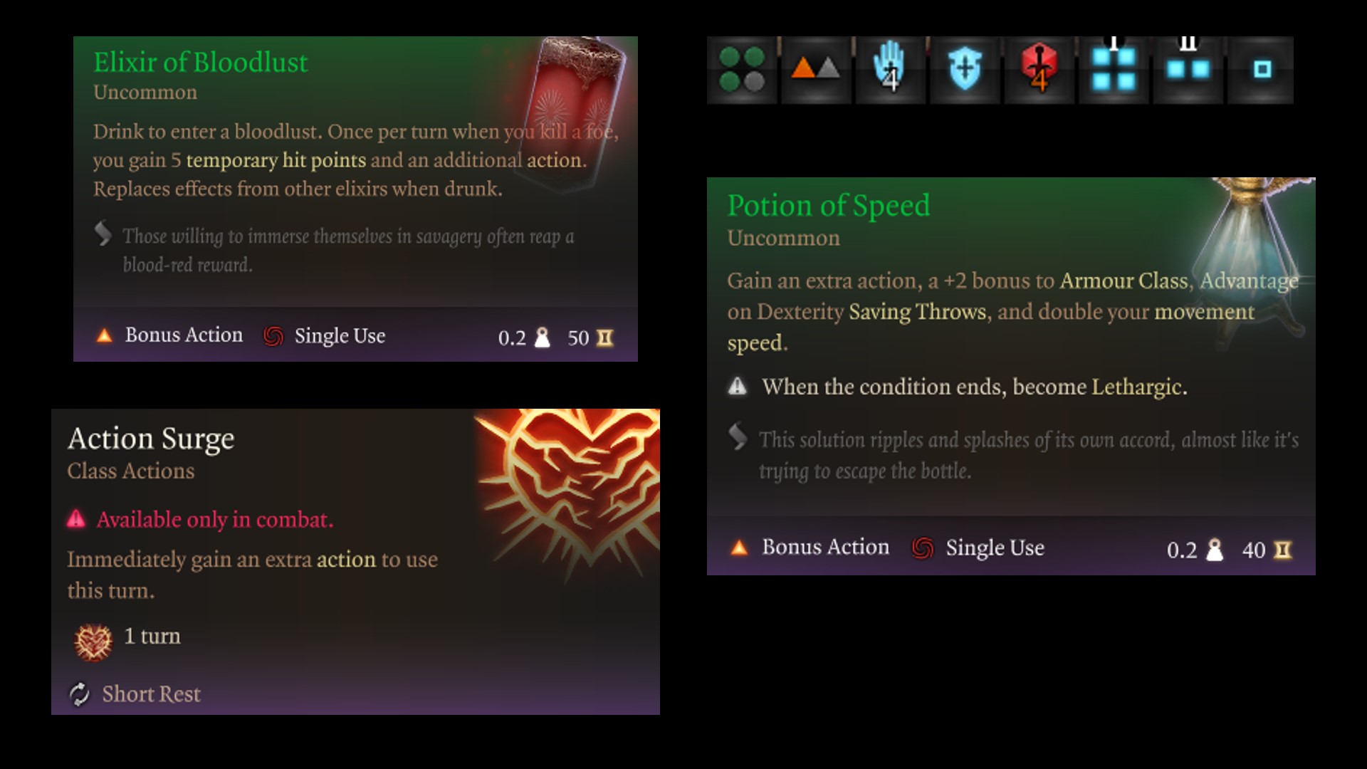 Additional Actions - Baldur
