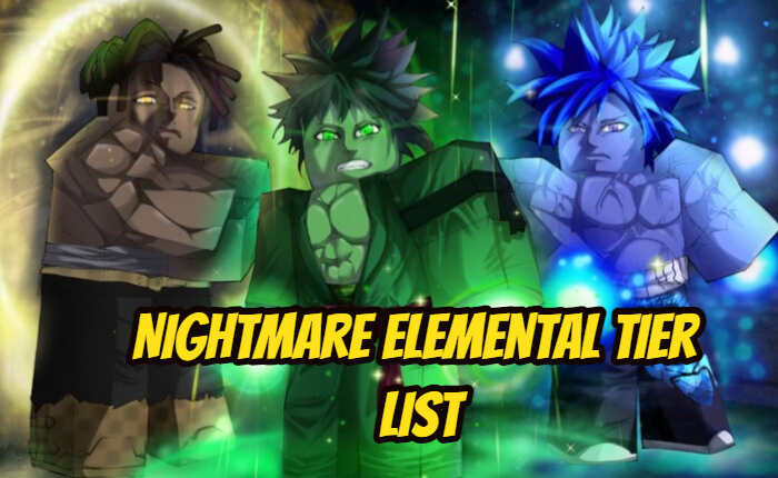 nightmare elemntal tire list