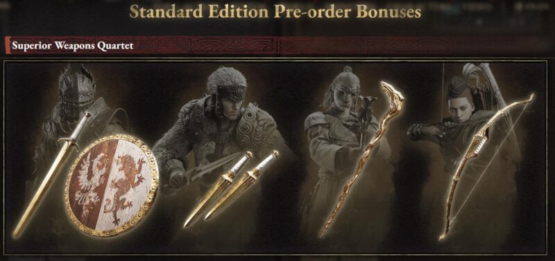 Bonus preordine Dragon's Dogma II Edizione Standard