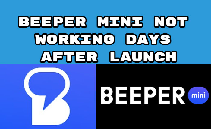 Beeper Mini Not Working