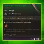 BG3 How to Get Club of Hill Giant Strength
