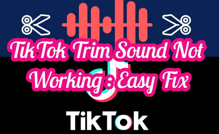 TikTok Trim Sound Not Working