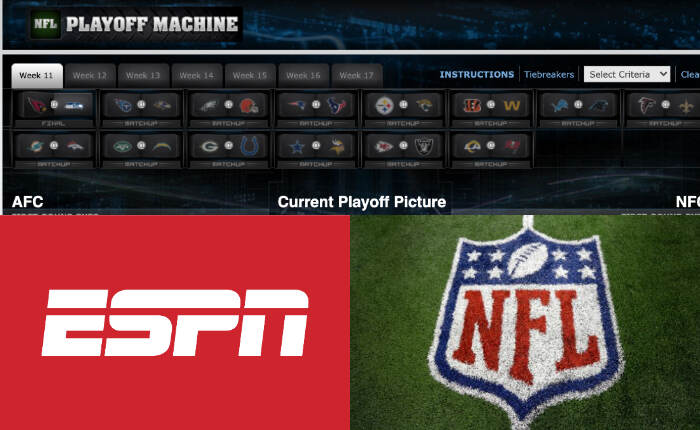 Applicazione ESPN NFL Machine