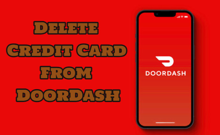 Delete Credit Card From DoorDash