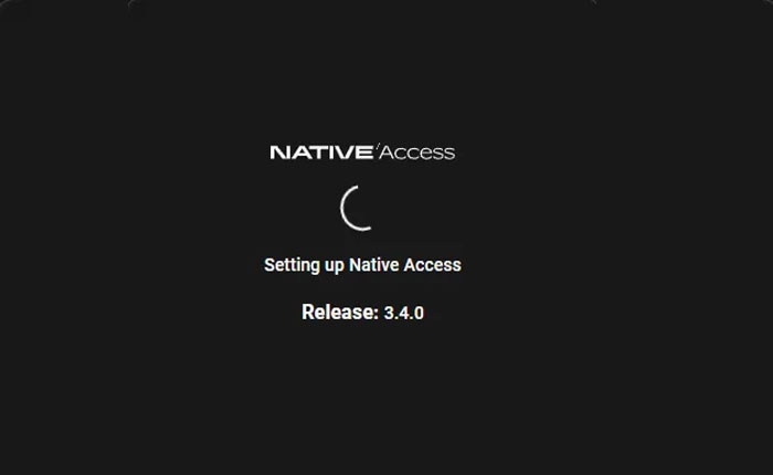 Native Access Stuck On Loading Products