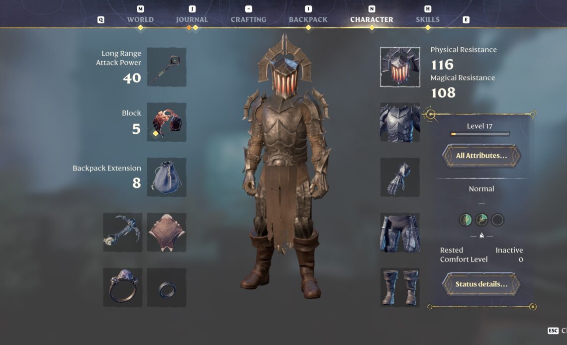 Barbarian Build Enshrouded