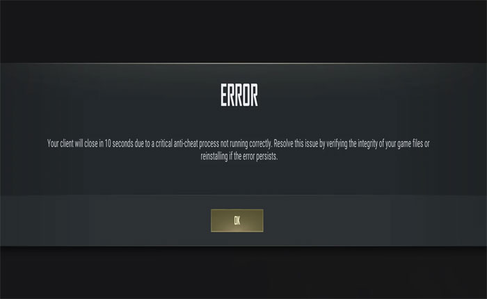 PUBG Anti-Cheat Error