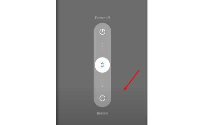 Riavvia il tuo dispositivo Xiaomi.