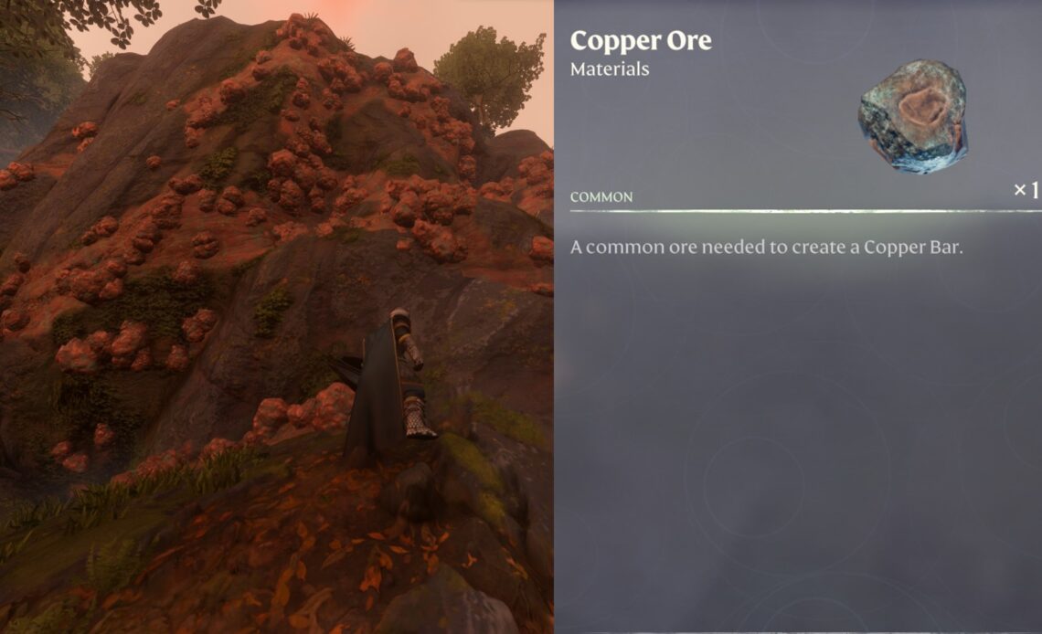 Copper Ore in Enshrouded Game