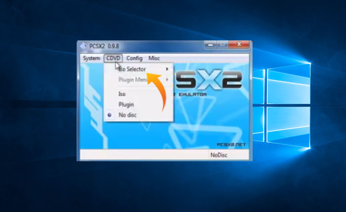 Cambia lingua in PCSX2