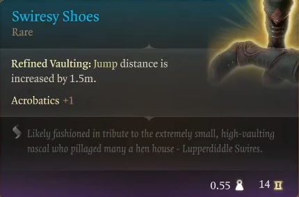 Scarpe Swiresy Baldur's Gate 3