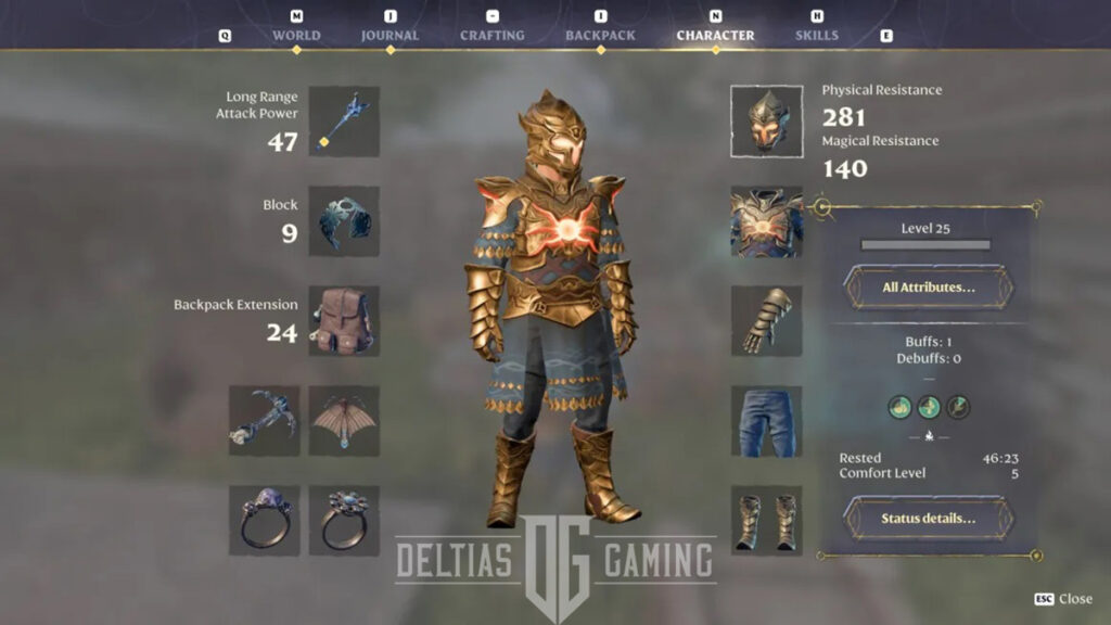 Radiant Paladin Armor Set - Enshrouded