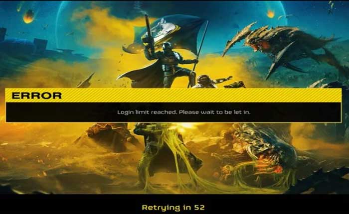 Helldivers 2 Login Limit Reached