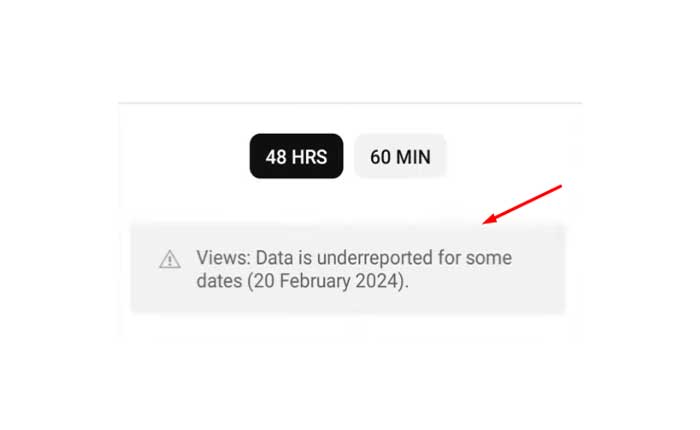 Come risolvere i dati delle visualizzazioni di YT Studio sono sottostimati per alcune date