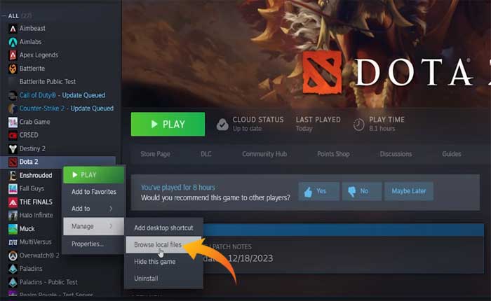 Dota 2 Impossibile fare la coda per Matchmaking