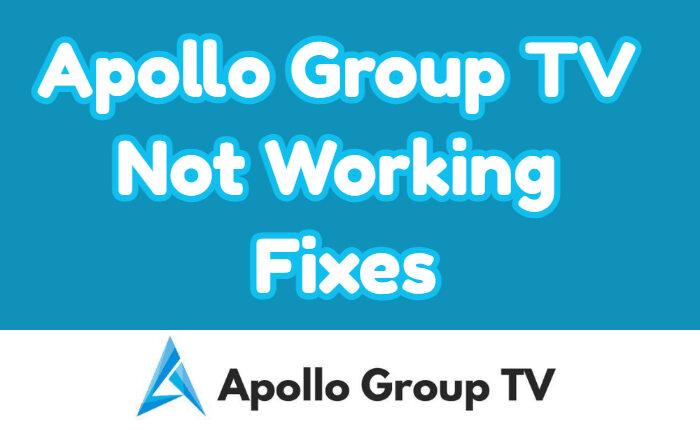 Apollo Group TV Not Working