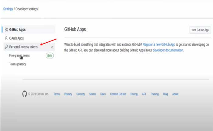 Come ottenere token di accesso personale su Github 