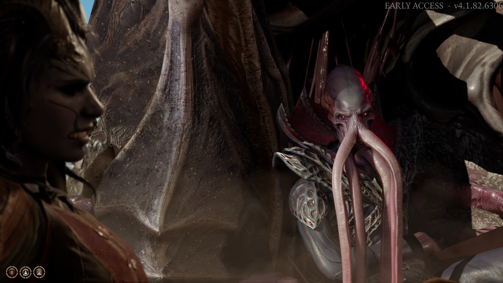 Screenshot del mind flayer di Baldur's Gate 3 Larian Studios