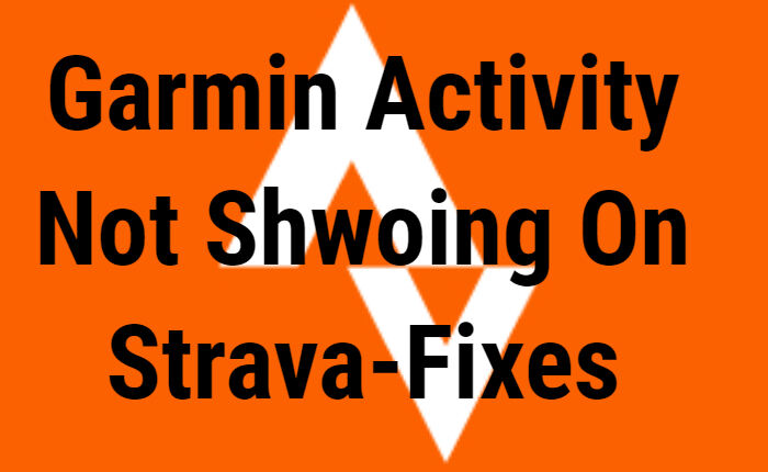 Garmin Activity Not Shwoing On Strava