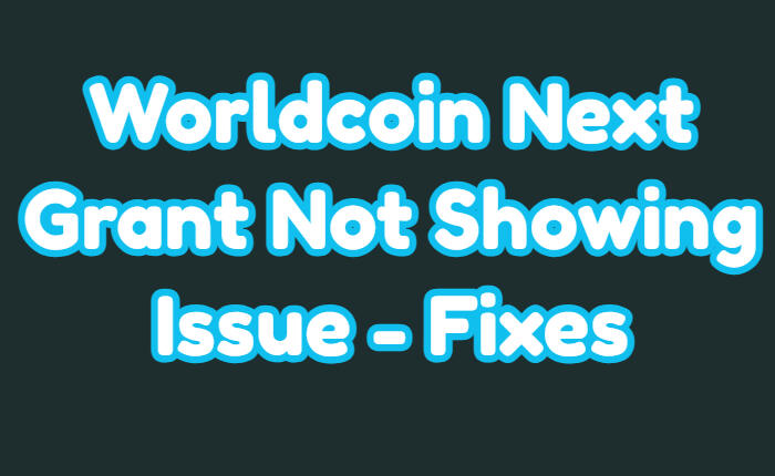 Worldcoin Next Grant Not Showing