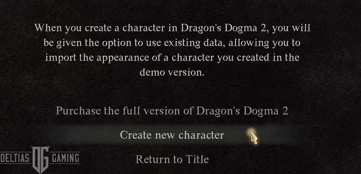 Trasferimento dei personaggi creati - Dragon's Dogma 2