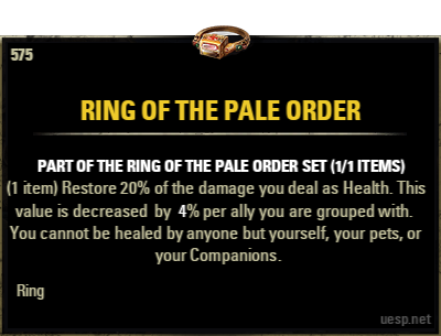 ESO Ring of the Pale Order - Le migliori build in solitaria di The Elder Scrolls Online per PVE