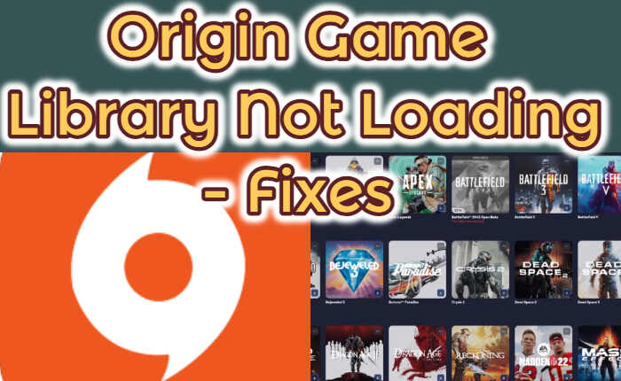 Origin Game Library Not Loading